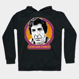 Leonard Cohen // Retro 1970s Style Fan Design Hoodie